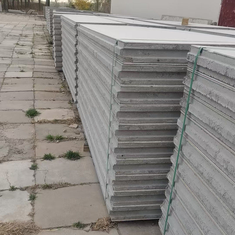 Panneaux en fibre minérale pour toit, installation facile, panneaux muraux en béton pressé pour maison