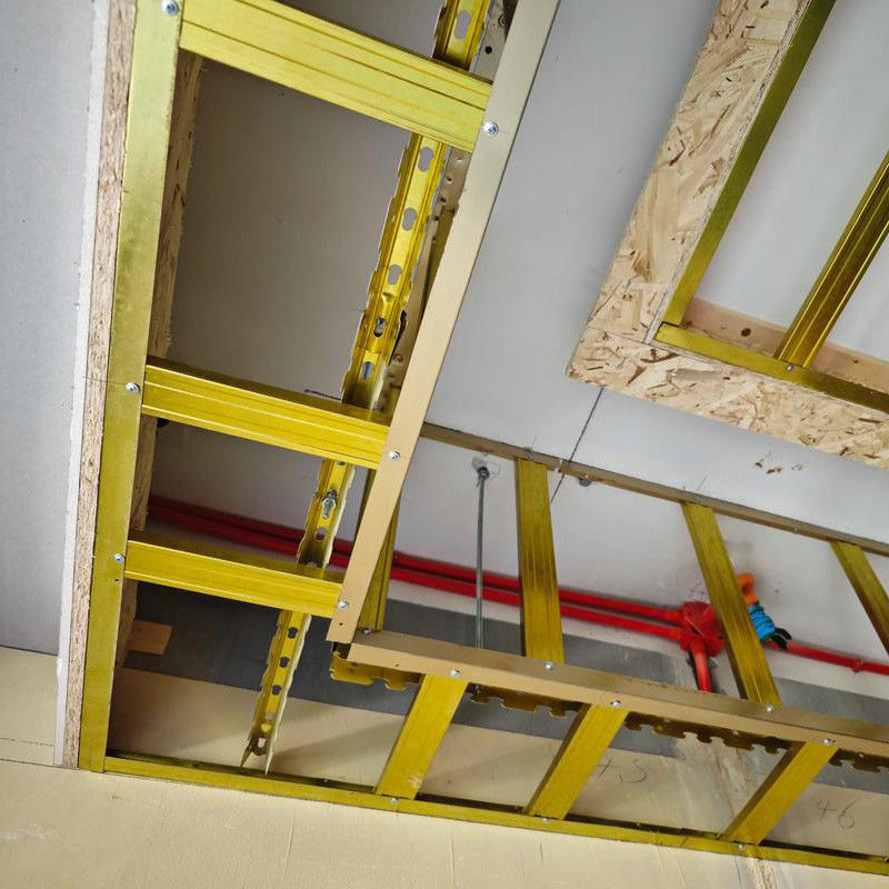 Trần nhà giả Thép nhẹ Profiles Keel C Channel Gypsum Board Metal Track Cho khung