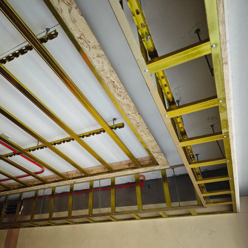 Trần nhà giả Thép nhẹ Profiles Keel C Channel Gypsum Board Metal Track Cho khung