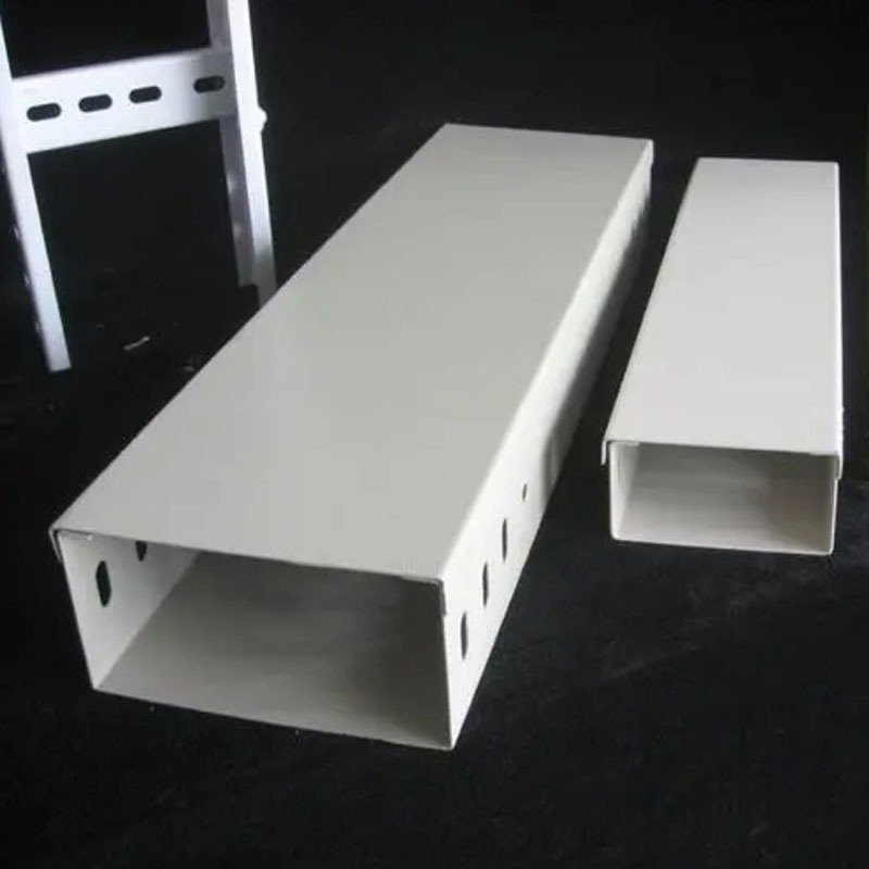 Plateau de câbles perforés à paroi de 4 pouces de largeur en acier pour utilisation industrielle et commerciale