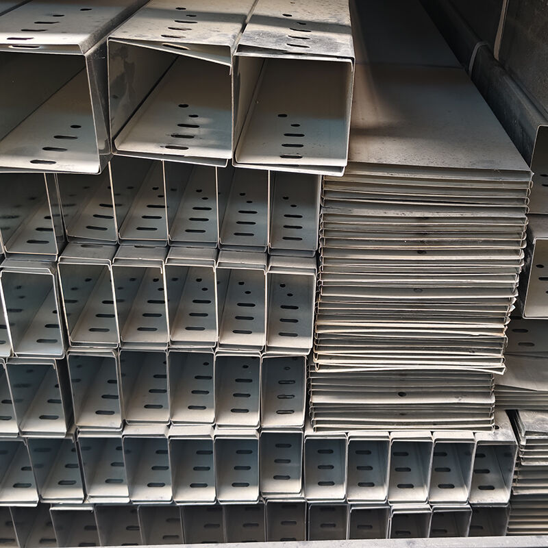 Hot-Dip Galvanized Wall-Mounted Cable Tray with 0.8-3.0 Mm Steel Thickness for Outdoor Power Distribution